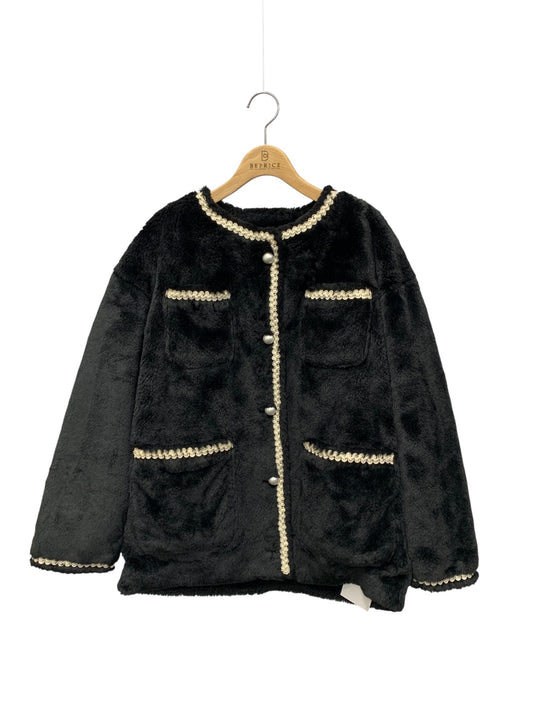 エムズグレイシー 396508 コート F ブラック エコファー ITSMV78MZLAW