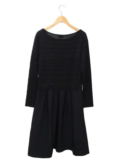 マッキントッシュフィロソフィー H5J24-632-09 ワンピース 38 ブラック ドッキング ITL7O64XGWQM