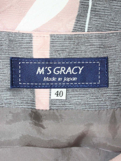 エムズグレイシー 117123 スカート 40 ピンク フラワー ITPBM8JGCXB0