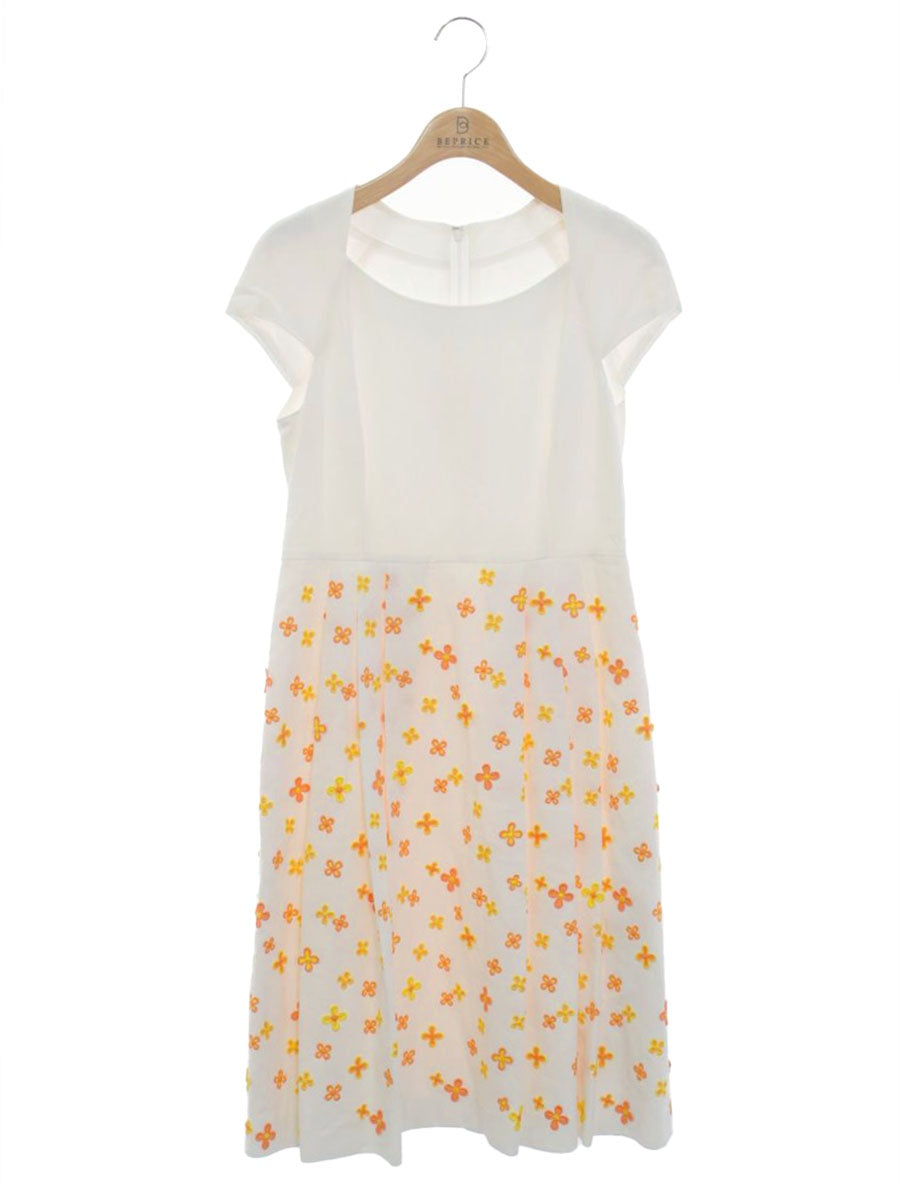 エリザ 27108131 ワンピース 2 ホワイト フラワーモチーフ ITI2Z0GKI2XL