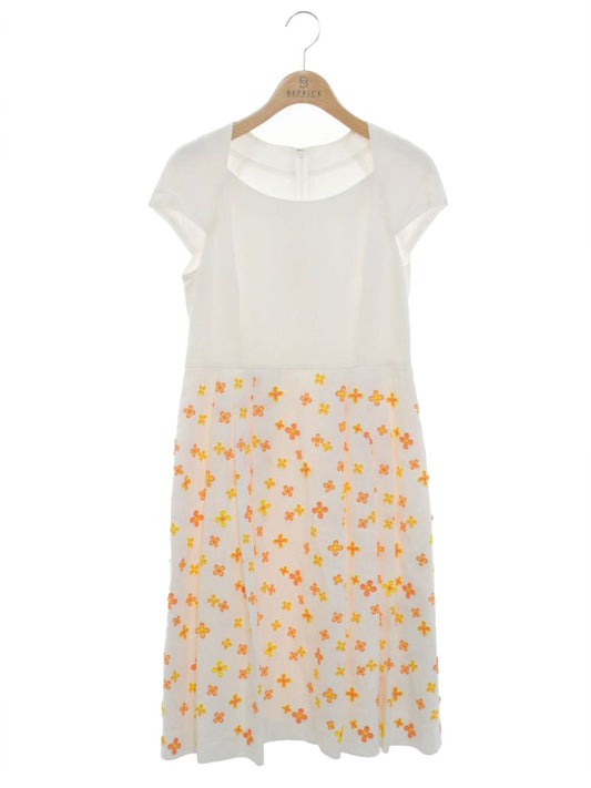 エリザ 27108131 ワンピース 2 ホワイト フラワーモチーフ ITI2Z0GKI2XL