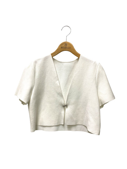 フォクシーブティック LADY JEWEL Knit Jacket 37695 カーディガン 38 ホワイト 2025年増産品 IT2RTVGXMJ5F