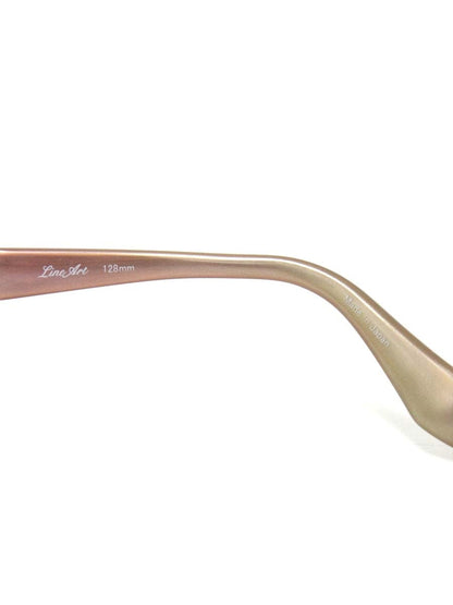 ラインアートシャルマン XL-1048-RO メガネ レッド チタンフレーム フルリム オーバル IT5B3QI7QZES