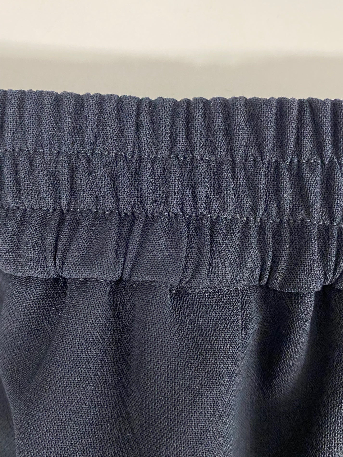エムズグレイシー 016504 パンツ 38 ネイビー サイドリボン ITNC99YSBCBA 【SALE】