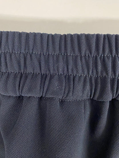エムズグレイシー 016504 パンツ 38 ネイビー サイドリボン ITNC99YSBCBA 【SALE】