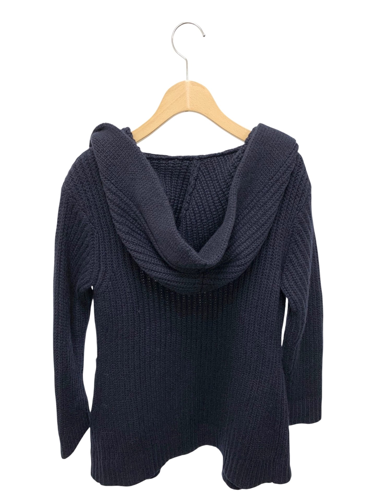 フォクシーブティック Knit Cardigan Charlize 43958 F ネイビー カシミア フード ITZRTSWJUXZE