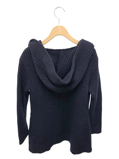 フォクシーブティック Knit Cardigan Charlize 43958 F ネイビー カシミア フード ITZRTSWJUXZE