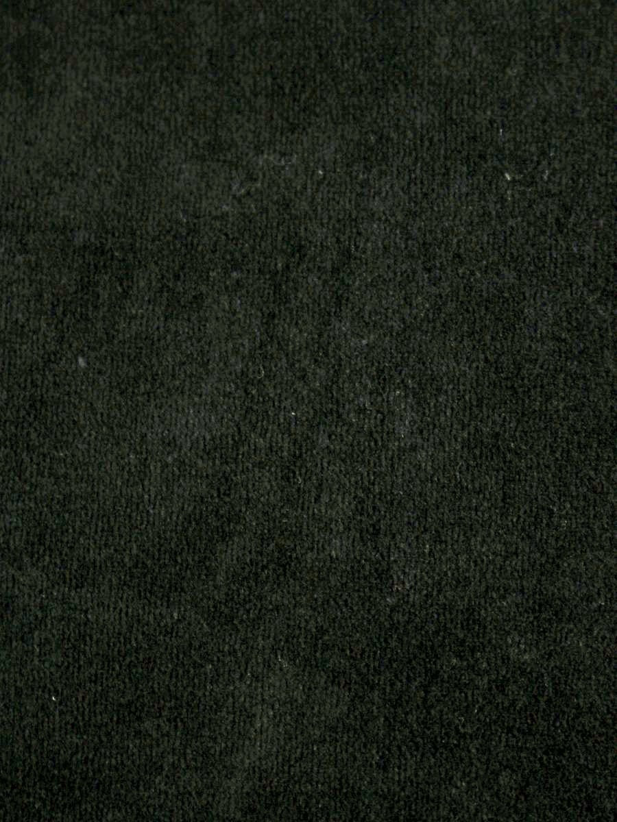 エムズグレイシー 014508 パーカー 38 ブラック フラワージップ フリル ベロア IT4WR1ILGB46