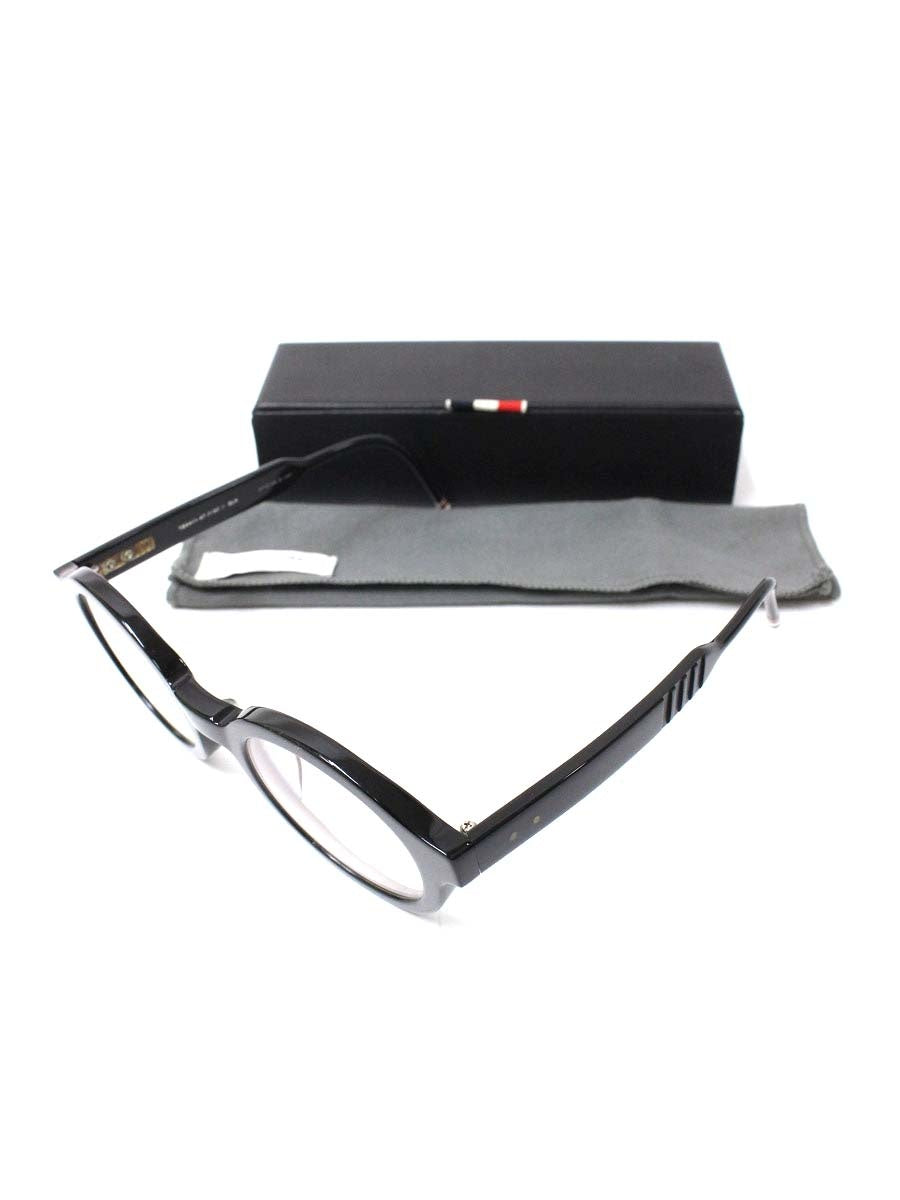 トムブラウン TBX411-47-01AF メガネ ブラック セルフレーム ボストン ITNC8TZM3M72