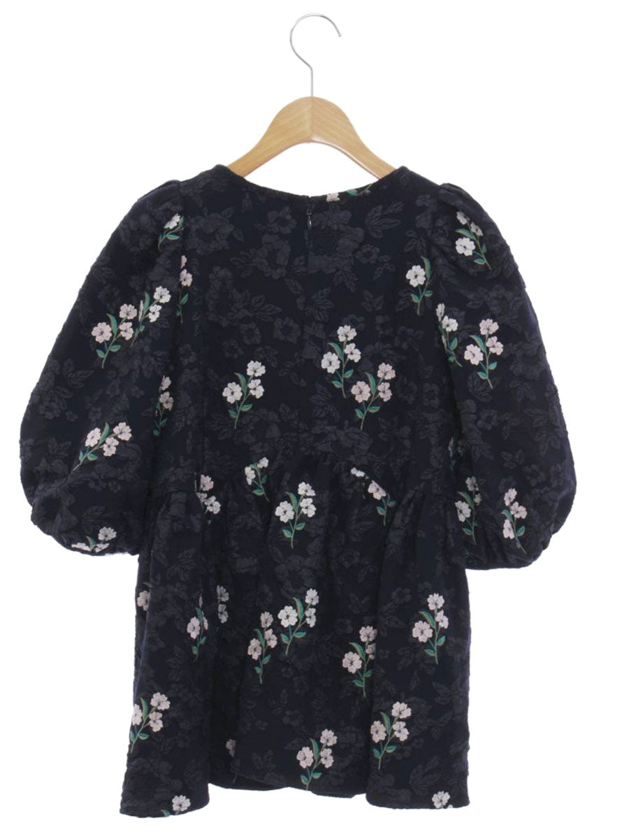 チェスティ 22D601 シャガードトップス 1 ネイビー フラワー刺繍 ITME304QQ800