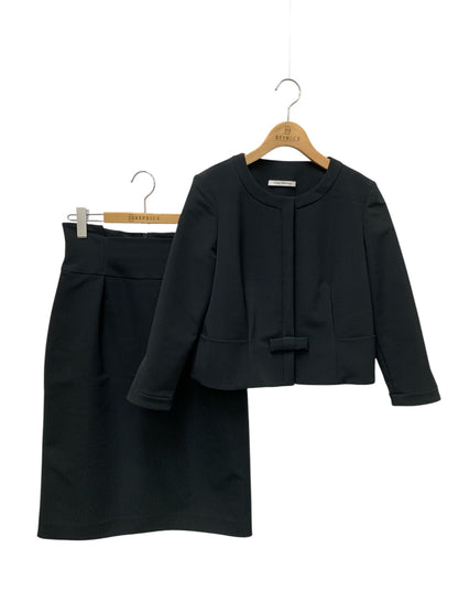 フォクシーニューヨーク Wasshable Suit 33984 スカートスーツ 40 ブラック ITEXQF31BDAC