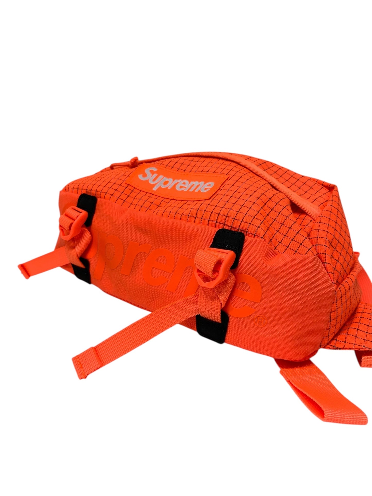 シュプリーム ボディバッグ オレンジ ナイロン ロゴ ITJCAUIMYLPC