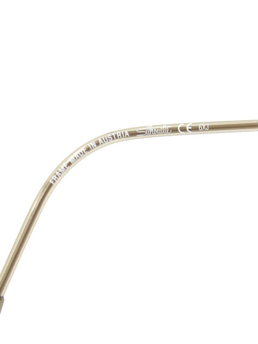 シルエット チタンミニマルアートシリーズ 5515/CV-8542 眼鏡 メガネ ゴールド ITAHLPV5KTIJ