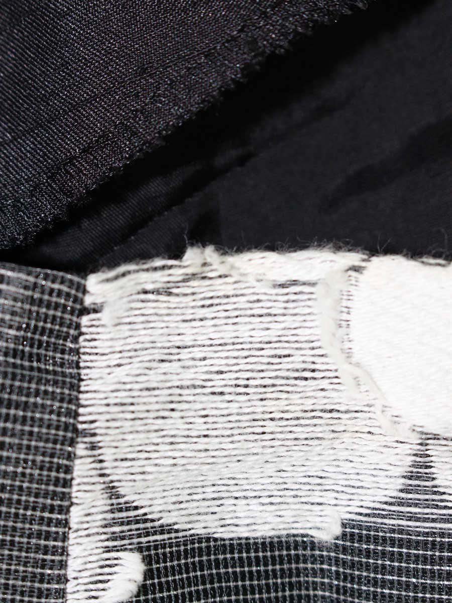 エムズグレイシー 527147-2 スカート 38 グレー フラワーモチーフ ジャカード チュール ITQACNCBUYC0