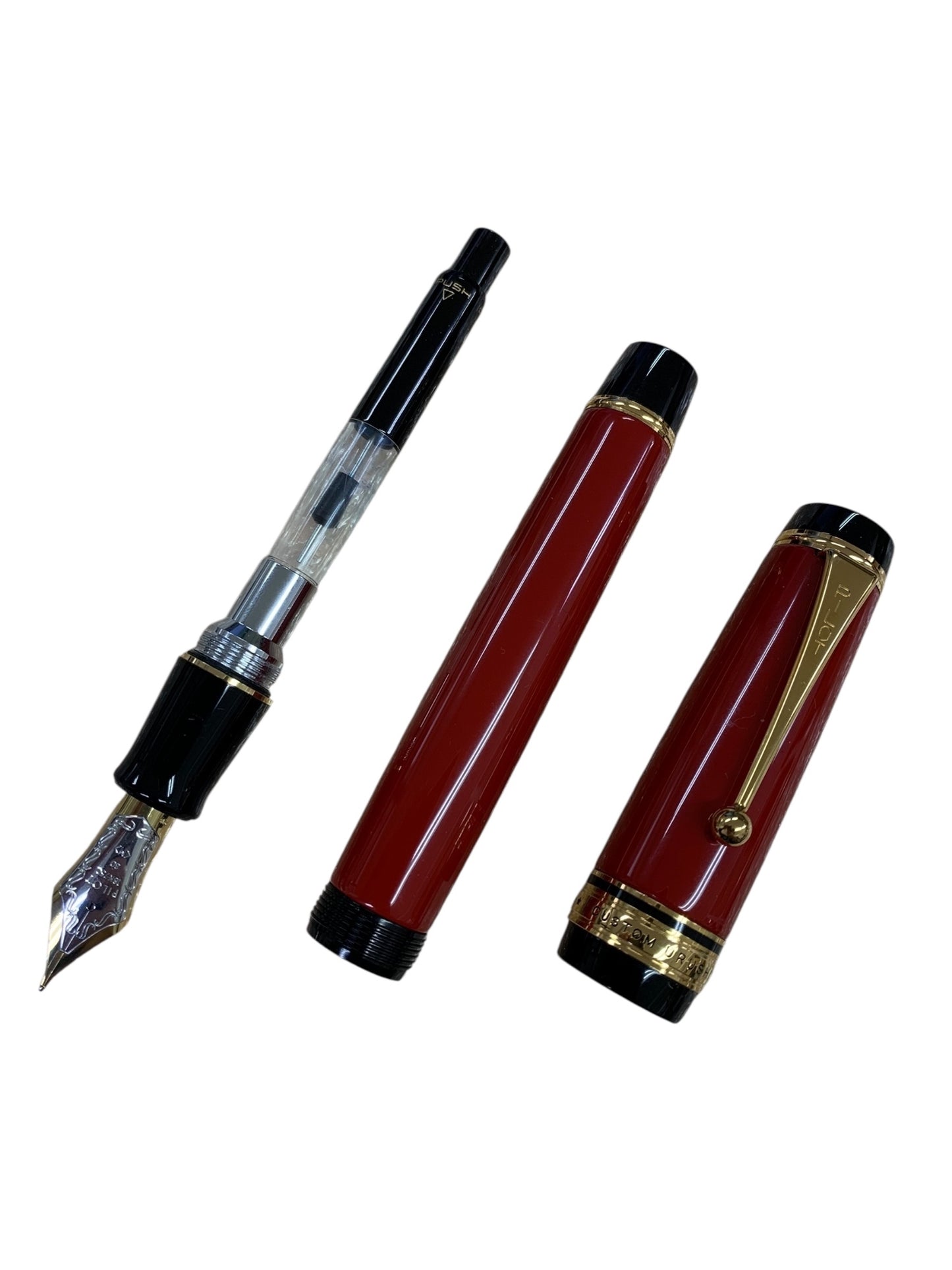 パイロット 万年筆 カスタムURUSHI 朱 M 18K ITEW9X0R6FOY