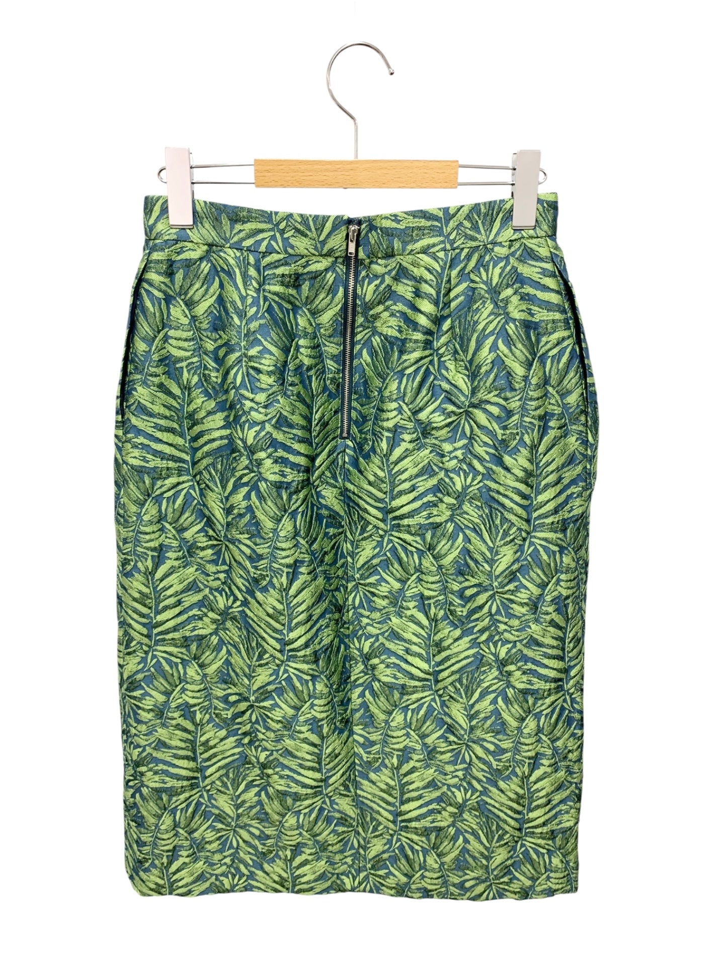 キャバン リーフジャカード ミディスカート 39-05-41-05001 S グリーン 24SS IT6ZPZKF1JOL 【SALE】