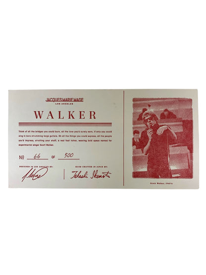 ジャックマリーマージュ メガネ ブラック WALKER 66/500 ITIBYWOQLA0A