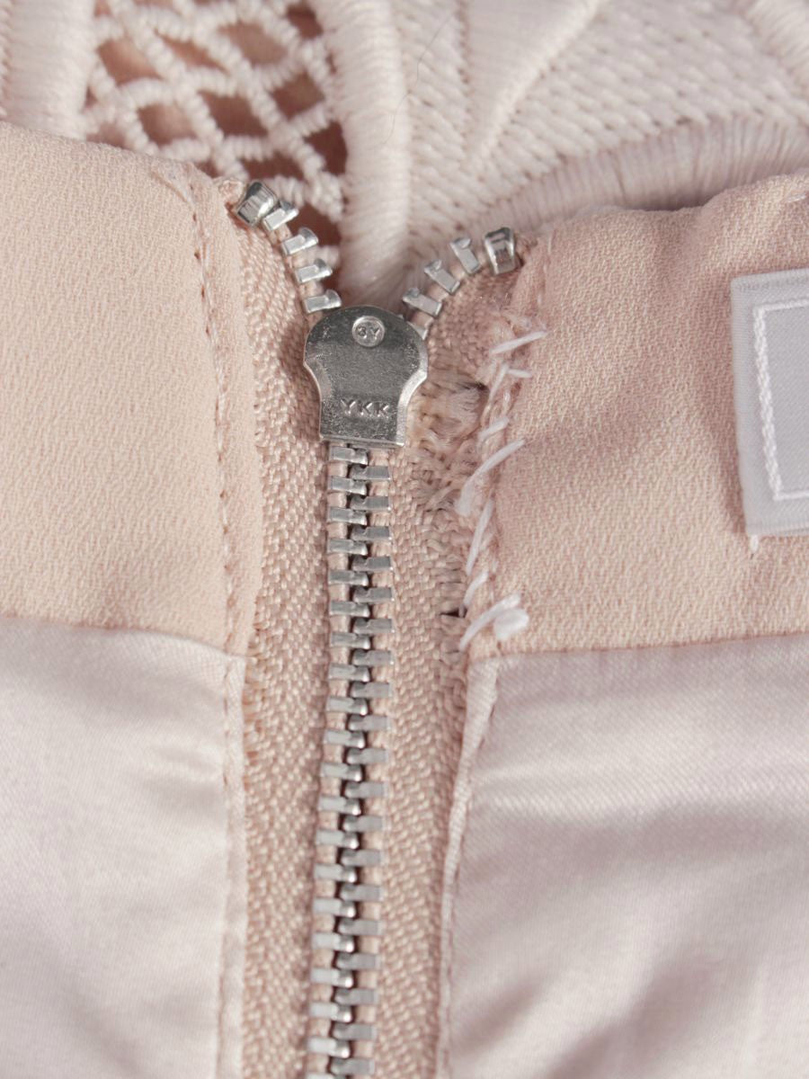 セルフォード CWFS194054 タイトスカート 38 ベージュ ハートレース IT1G9KE5IXXC