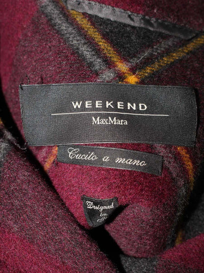 ウィークエンドマックスマーラ 508601096 ジャケット 40 パープル ウール ITFPHJU7XFFS