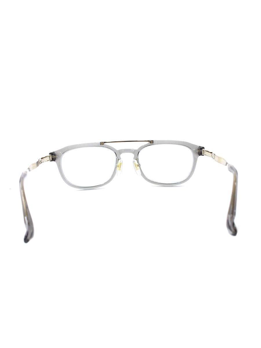 アリエストロ AR-6003 メガネ クリアグレー/グリーン チタン ウェリントン 鯖江 幾何柄 ITPJUM7MME2S