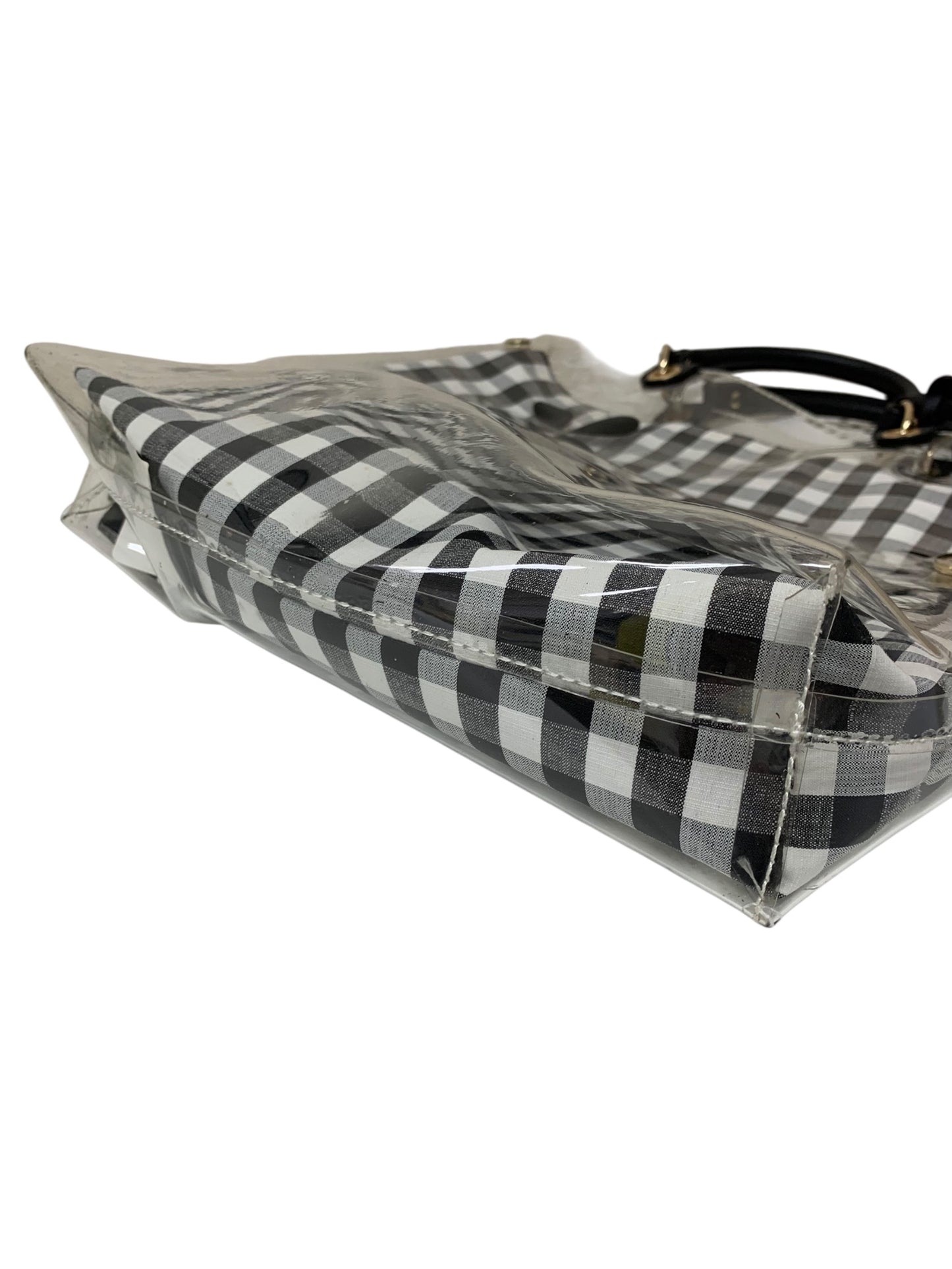 エムズグレイシー ビニール 994302 トートバッグ 透明 チェック柄 ITU1K6GHJ0YG 【SALE】