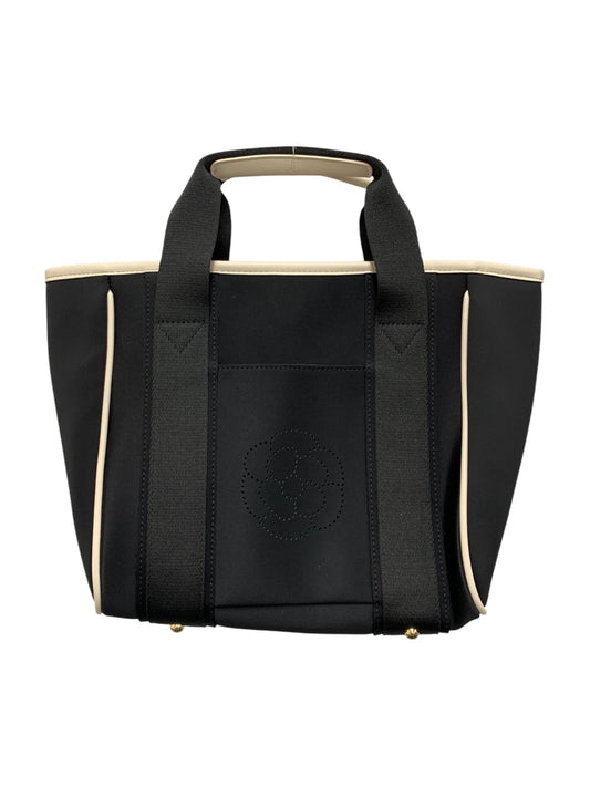 エムズグレイシー 494520 ハンドバッグ ブラック カメリア パンチング IT84HOU89MFV