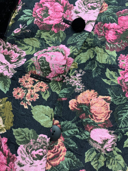 エムズグレイシー 011535 ワンピース 40 マルチカラー ジャガード ベロアリボン ITMYQQ5V8K0E