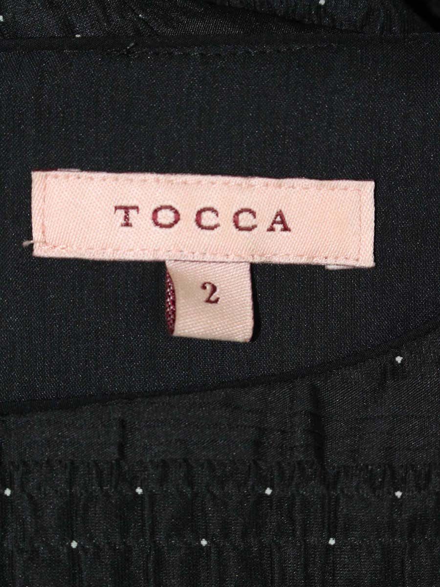 トッカ 洗える！SMALL SUNS ドレス OPTOKA0065 ワンピース 2 ブラック ジャガード IT07SMXAOTFS