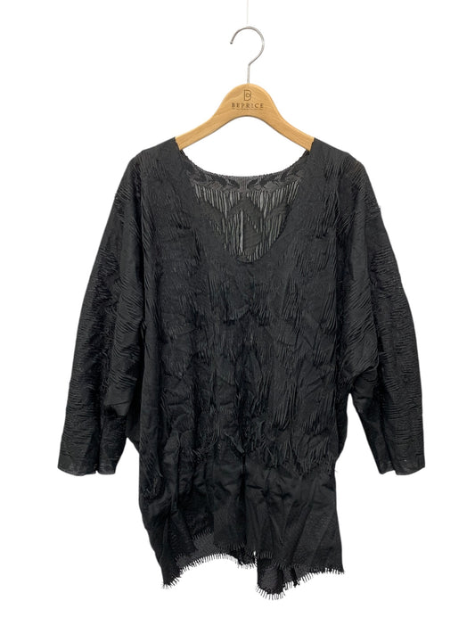 イッセイミヤケ IM13KK660 トップス 2 ブラック カットワーク オーバーサイズ ITZ7Y6C4LA1S