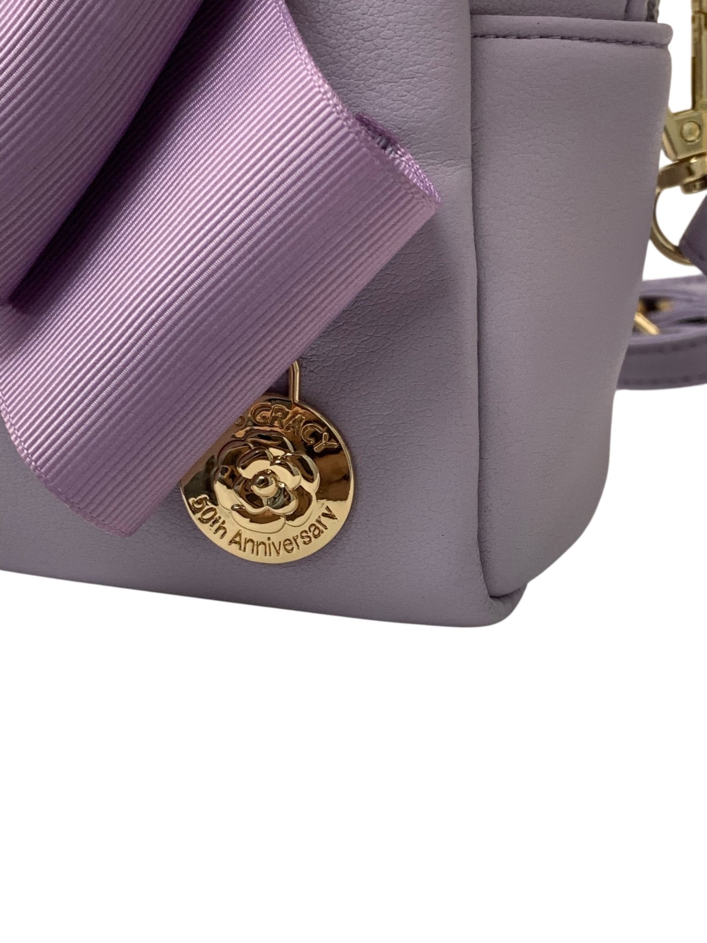 エムズグレイシー 394301 バッグ パープル リボン ショルダーストラップ ITSE54W1Y9A3