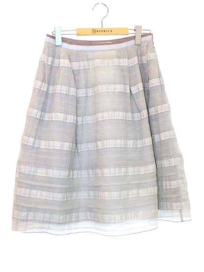 フォクシーブティック Skirt 38346 スカート 40 グレー ITCKMEHJLOJD