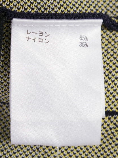 ダイアグラム 39133106-0 ワンピース 36 ネイビー カシュクール ニット IT1FUPB2S6ET