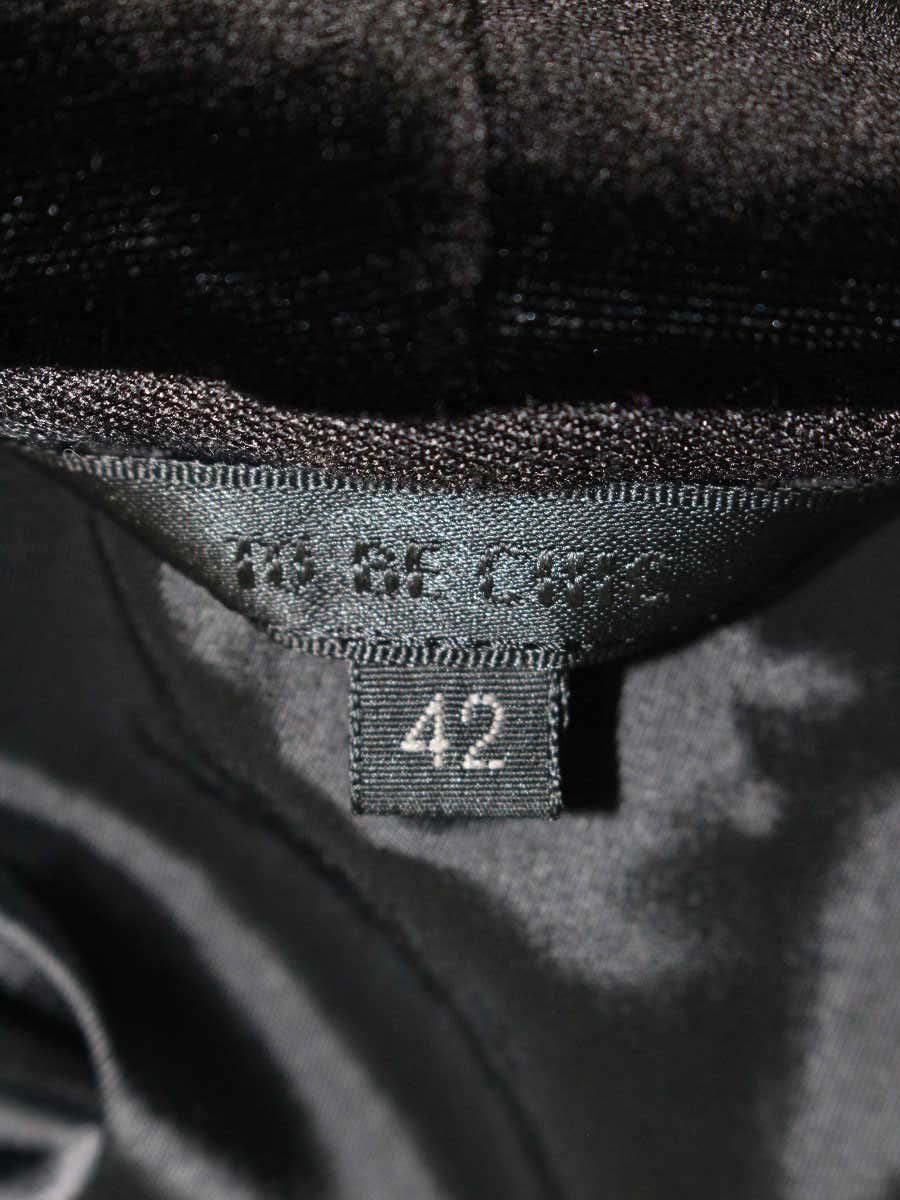 トゥービーシック W5E02-611-09 パーカー 42 ブラック ベロア ジップ ITPESE3H0XLQ