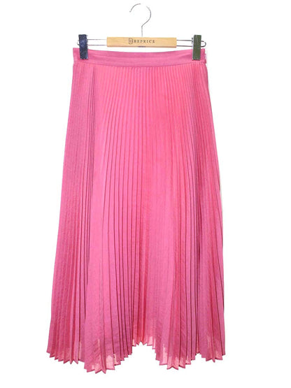 ルネ 6214150 スカート 34 ピンク プリーツ IT8UPK3S3NH4