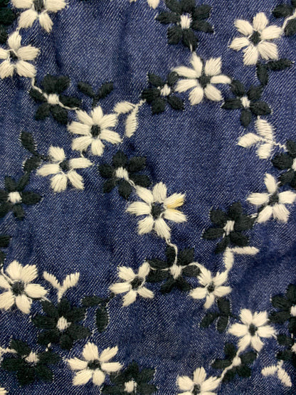 チェスティ 8S533 ワンピース 1 ネイビー フラワー刺繍 ITMJRQ3EOIIS