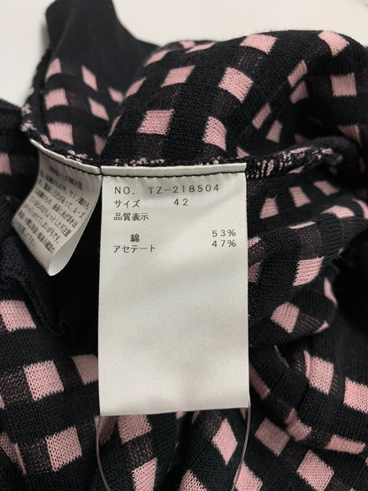 エムズグレイシー 218504 カーディガン 42 ブラック ニット ITUKXRO5MPZ4