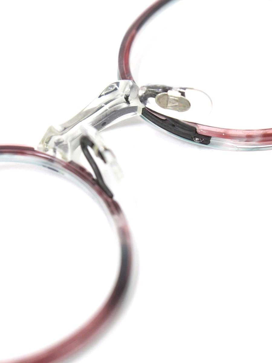 増永眼鏡 GMS-116＃47 メガネ マルチカラー/チャコール セルフレーム フルリム ボストン IT179HDRBE55