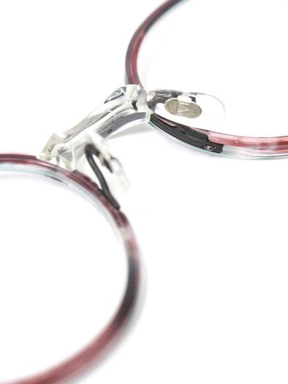 増永眼鏡 GMS-116＃47 メガネ マルチカラー/チャコール セルフレーム フルリム ボストン IT179HDRBE55