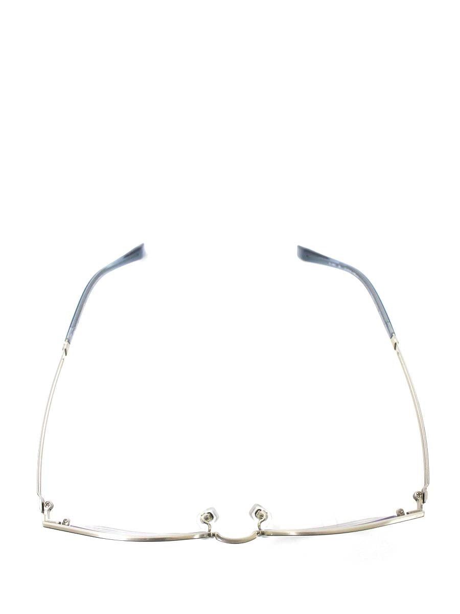 ラインアートシャルマン XL1807 メガネ ブルー メタルフレーム スクエア ITGFRAAVAEOS 【SALE】