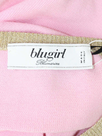 ブルーガール LQ0223308 カーディガン 46 ピンク フラワーモチーフ ITBMTNQYTX0G