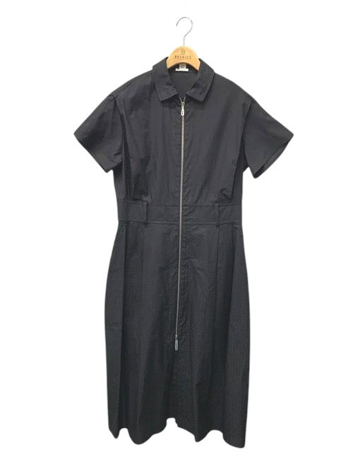 エルメス ジップアップドレス コットン 《モザイク》モチーフ 4E0532DB 42 ブラック 24SS ITU5RK0UB0BK 【SALE】