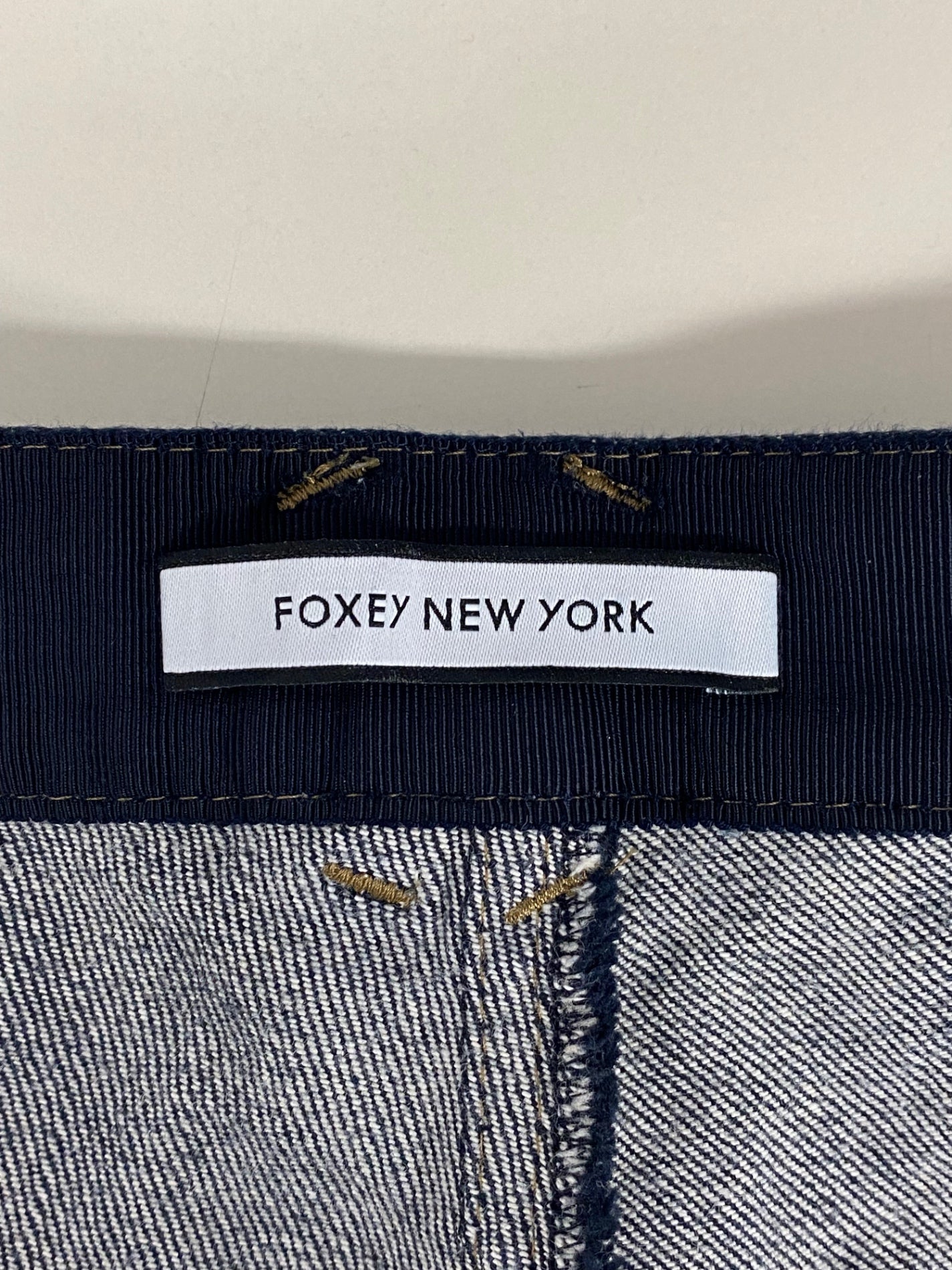 フォクシーニューヨーク 35806 デニムパンツ 38 ネイビー スキニー ITJD2U32N7P4