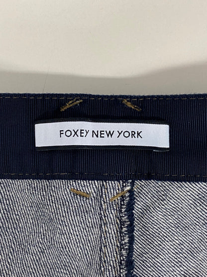 フォクシーニューヨーク 35806 デニムパンツ 38 ネイビー スキニー ITJD2U32N7P4