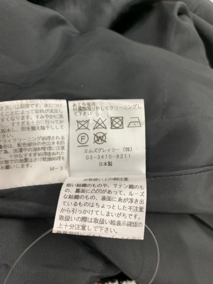 エムズグレイシー 811711 ワンピース 40 ブラック ウール 千鳥格子 チェック ITZOSYBTTO9C