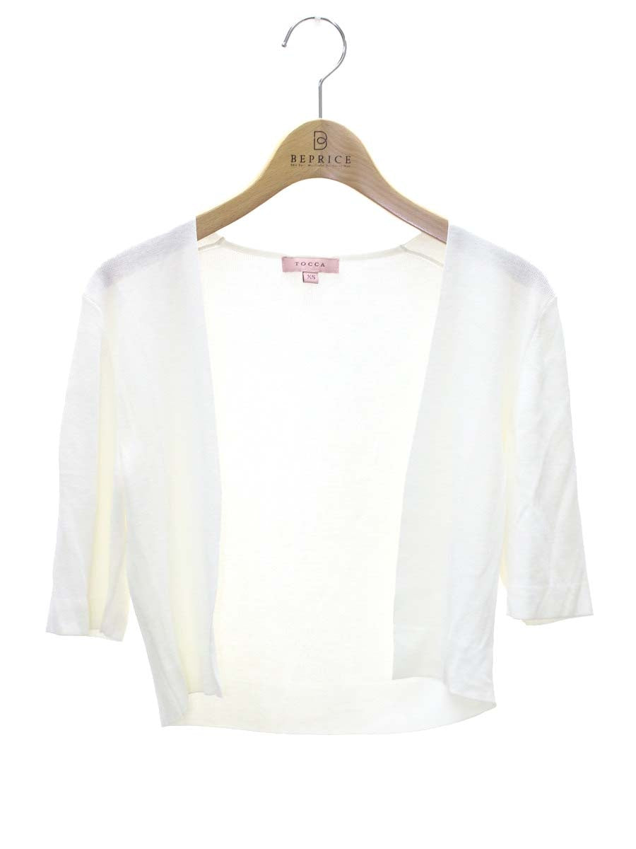 トッカ KRTOBM0400 カーディガン XS ホワイト ニット IT9KTXZ0LAC1 【SALE】