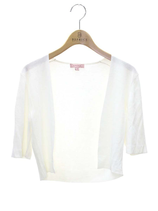 トッカ KRTOBM0400 カーディガン XS ホワイト ニット IT9KTXZ0LAC1 【SALE】