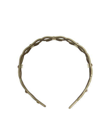 アレクサンドルドゥパリ カチューシャ ベージュ リボン ITZ8YRQV24YU