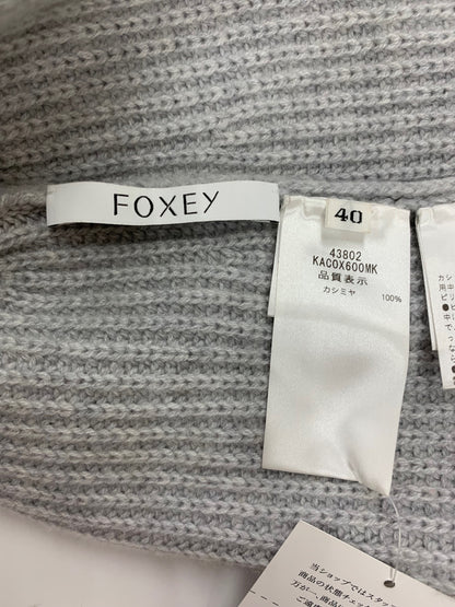 フォクシーブティック Knit Coat Lyon 43802 40 グレー 2025年増産品 ITLOF9N0EI2A