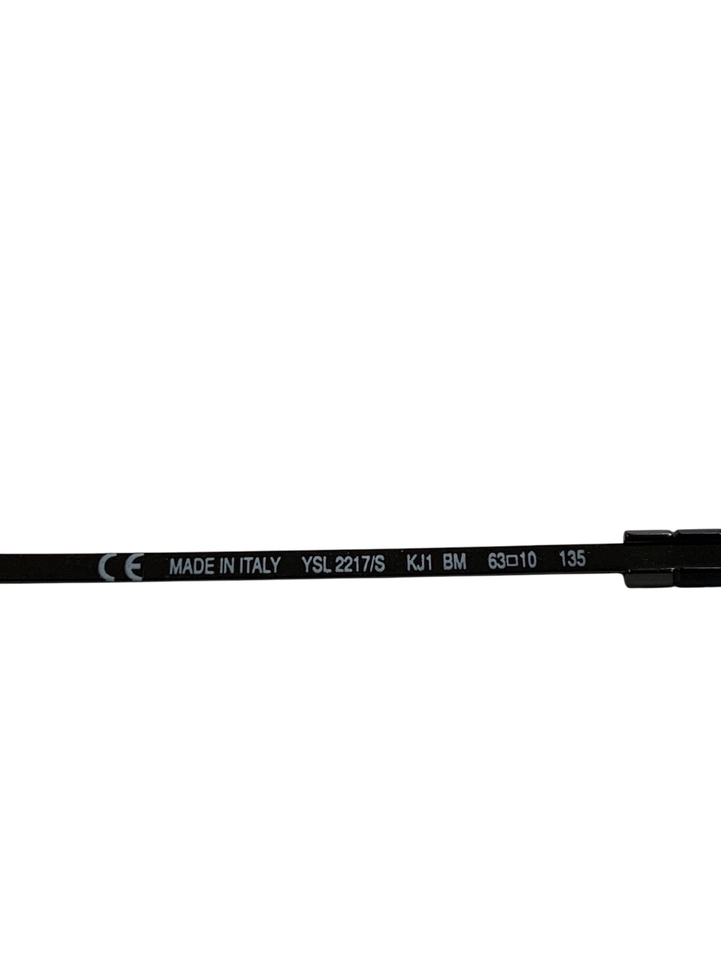 イヴサンローラン YSL2217/S KJ1 サングラス ブラック メタルフレーム　フルリム　ティアドロップ ITB7MCSHRA5O