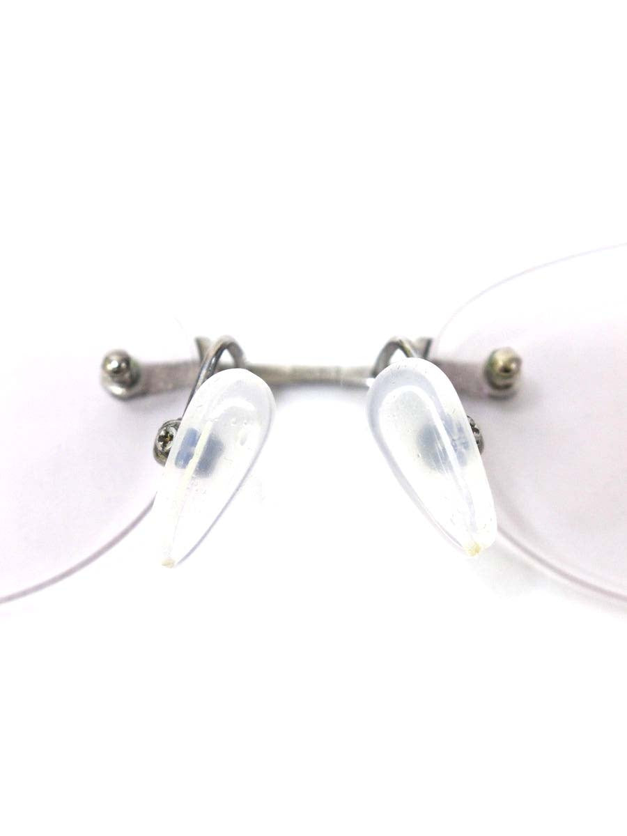 ポリス V2994J メガネ シルバー ベータチタニウム リムレス オーバル IT0QVW8JGMLK